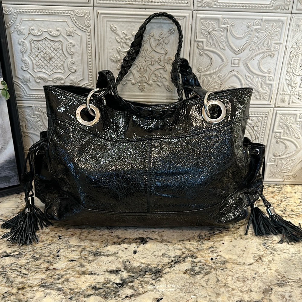Excellent Condition used once Tasche patent leather purse